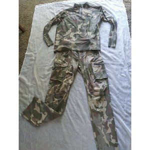 Game Gear Camo Softshell Long Sleeve Shirt and Pants Set Men's Hunting